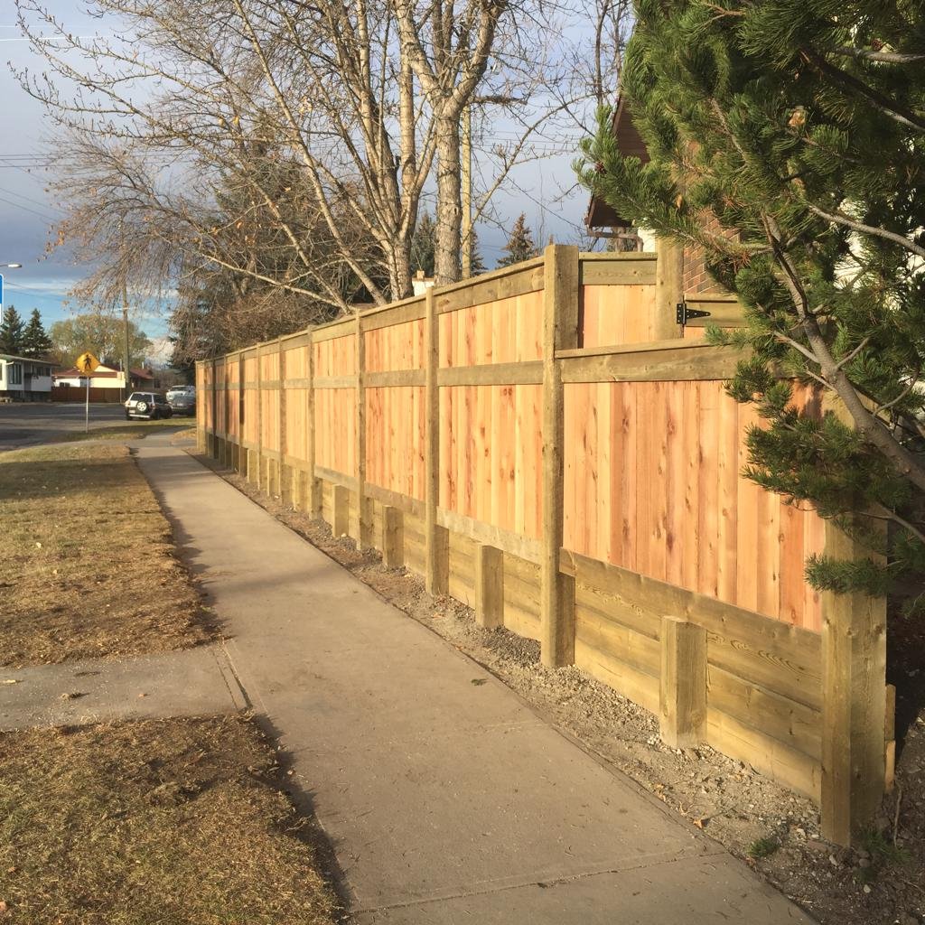 Fence \u0026 Gate Construction Calgary  Landscaping Company  Assiniboine