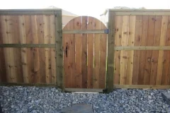 Gates - cedar fence and gates with pressure treated posts