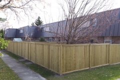 Fences - pressure treated fence replacement for townhomes