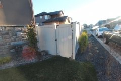 vinyl fence and gate