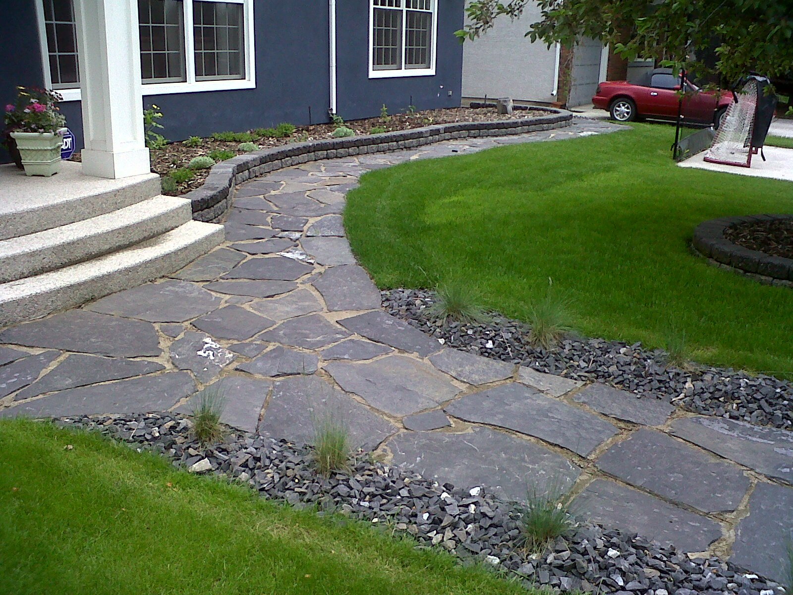 pathway - flagstone path