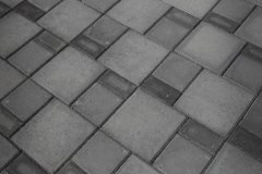 patio - Holland Pavers in Charcoal