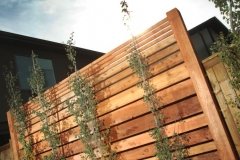 custom redwood privacy lattice