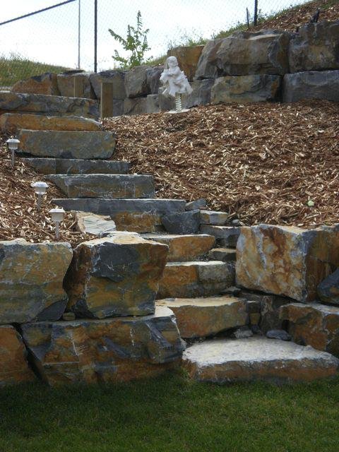 steps - Ironstone slab Steps